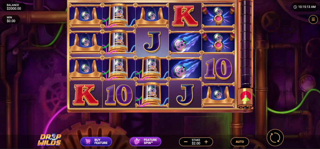 Drop the Wilds slot machine reel set